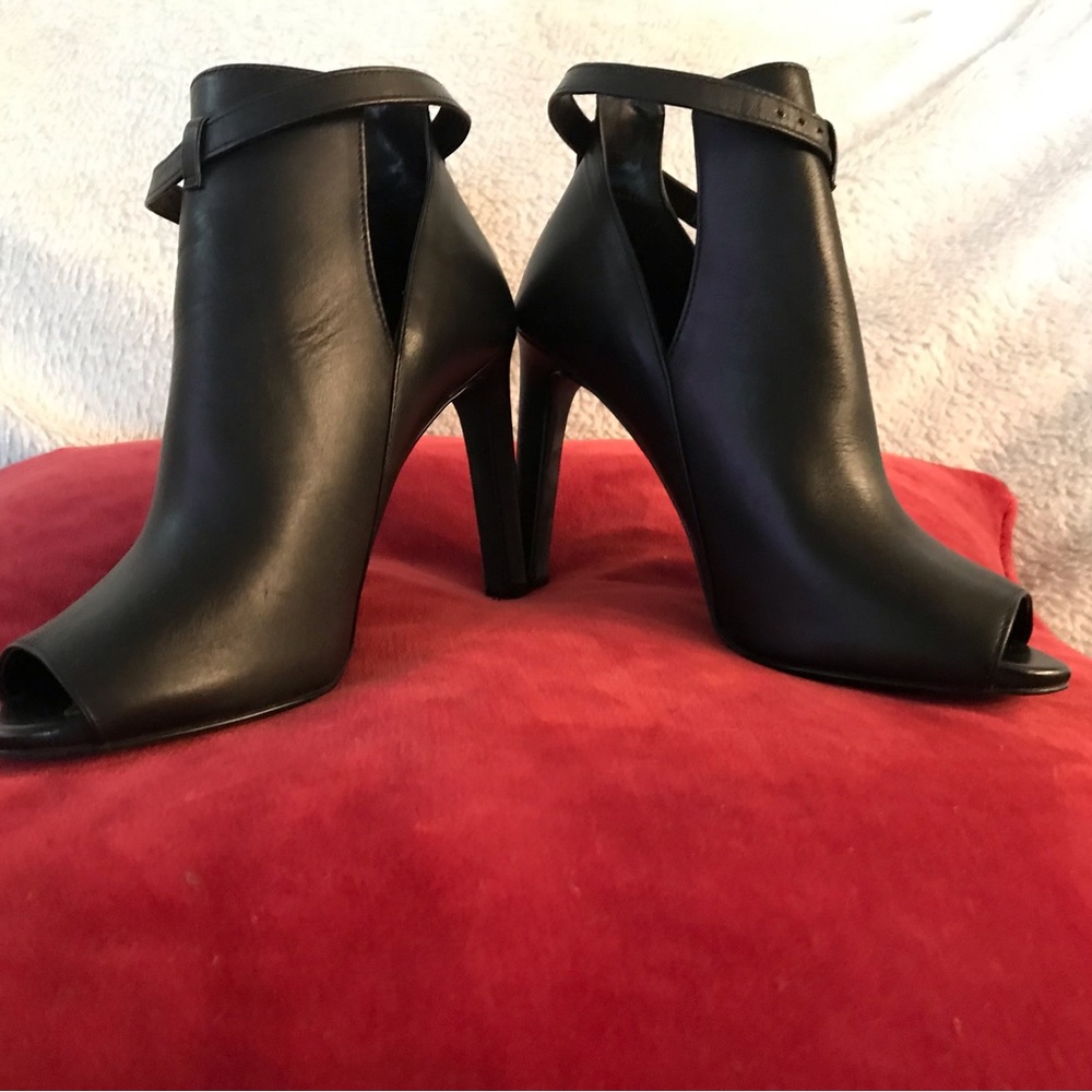 Michael Kors Lawson open toed booties - worn 1 time